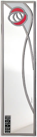 single rose - silver